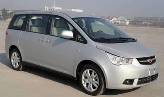 Рассекречен новый минивэн Geely EV8 2014
