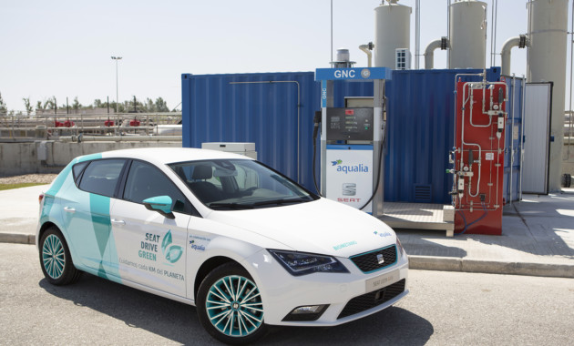 Seat заправил Leon газом, добытым из сточных вод