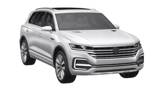 Новый Volkswagen Touareg показали на патентных изображениях Новый Volkswagen Touareg показали на патентных изображениях
