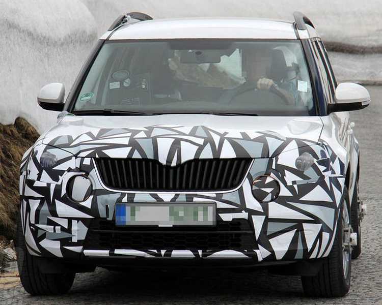 Новый Skoda Yeti 2013 на испытаниях (фото) Новый Skoda Yeti 2013 на испытаниях (фото)
