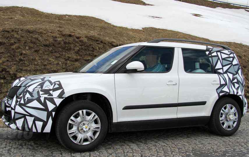 Новый Skoda Yeti 2013 на испытаниях (фото) Новый Skoda Yeti 2013 на испытаниях (фото)