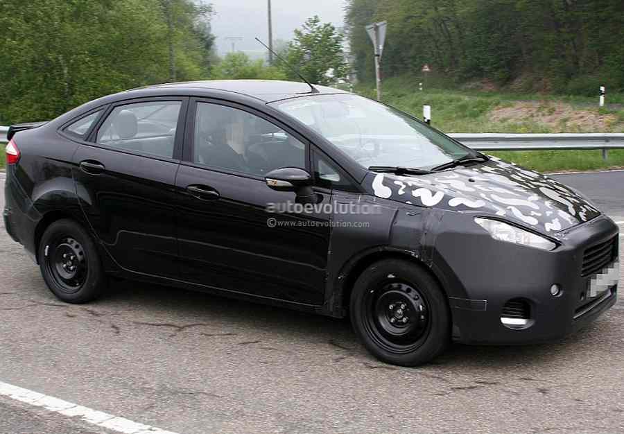 Новый седан Ford Fiesta на испытаниях (фото) Новый седан Ford Fiesta на испытаниях (фото)