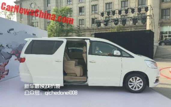 Минивэн Ruili DoDa V8 &ndash; копия Toyota Alphard (фото, цена)