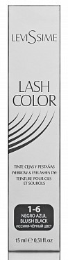 Краска для бровей и ресниц, № 1.6 иссиня-черный / Lash Color 15 мл